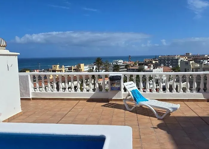 Estudio Con Vistas Al Mar Y Piscina A 300m De Playa Jardin Centro شقة