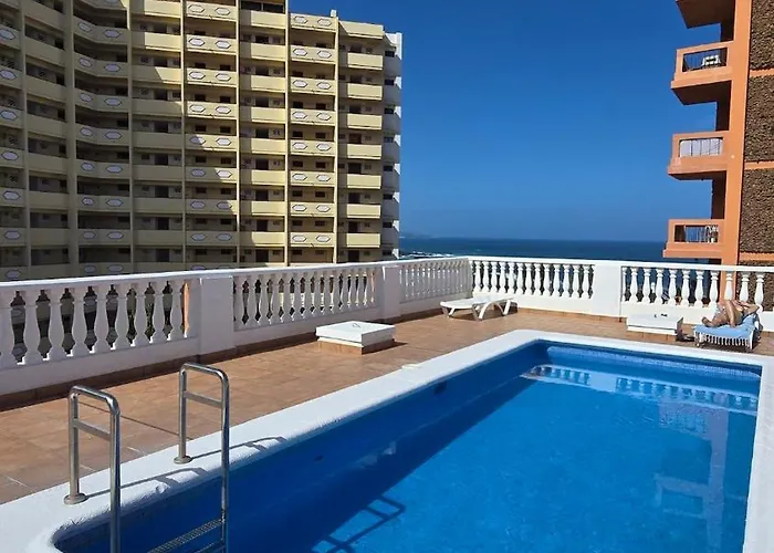 Estudio Con Vistas Al Mar Y Piscina A 300m De Playa Jardin Centro Puerto de la Cruz (Tenerife)