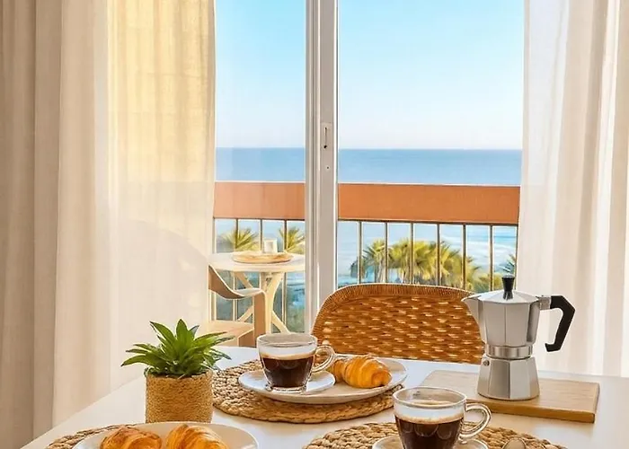 Estudio Con Vistas Al Mar Y Piscina A 300m De Playa Jardin Centro Apartment *